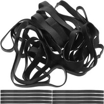 고무 벨트 밴드 탄성 링 고정 밴드 번들 용품 바인딩 도구 휴지통 실용 skiindustryropes 스노우 보드 스트랩, 검은색, 19.5x1cm
