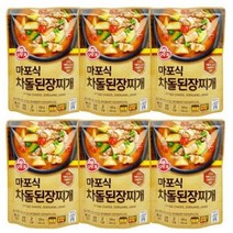 [KT알파쇼핑][오뚜기] 마포식 차돌 된장찌개 500gx6개