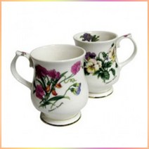 야생화 예쁜 머그 잔 커피 녹차 잔