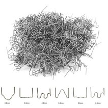 판금 공구 600Pcs 플라스틱 수리 기계 용접 핫 스테이플러 범퍼 펜더 용접기 스테이플 자동차 도구 웨이브