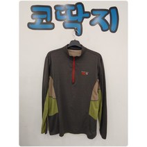 남03286 마운틴하드웨어정품 춘추긴팔반집업티 등산티 중고구제 코딱지구제