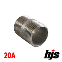 국산 스텐 단닛불 20A / SUS 스텐레스 니플 닛풀 니풀 무독성 부속 연결