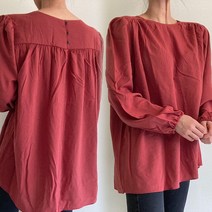 나야홍 / TG 셔링뒷버튼블라우스(E936H110) 여성의류