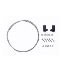 RC카 trx4 bronco axial scx10 110 rc 크롤러 장난감 애호가의 rc 자동차 부품에 사용되는 전문 자동차 와이어 로프 키트, 검은색