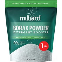 MILLIARD Borax Powder 밀리아드 붕사 파우더 다목적 세정제 454g, 1개