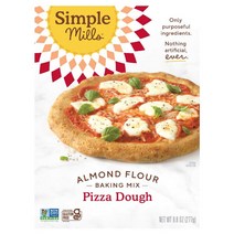 Simple Mills Almond Flour Baking Mix Pizza Dough 9.8 oz (277 g), One Color, One Size