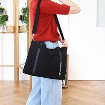 빅사이즈 영문 레터링 도톰 에코백 남여공용 숄더백