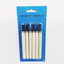 나무 공예 조각도 목공용 조각칼 6종 세트