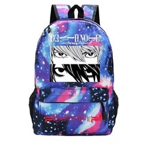 학생 백팩 데스 노트 학교 배낭 어린이 책 가방 소년 소녀 매일 다시 선물 망 여성 여행 Mochila, [02] 2