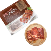 국산 돌돌 양념 돼지 갈비 구이 숯불돼지 고기 주물럭, 국내산 양념돌돌갈비 3kg