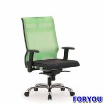Foryou2960 관리자용 회전의자 도나우 중 올메쉬 발 의자 사무 공부, 레드 블랙