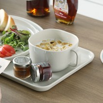 모던 홈세트 스프볼 스프컵 1P 시리얼컵 시리얼볼, 그레이, 1개