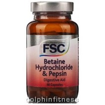FSC Betaine Hydrochloride Pepsin 에프에스씨 베타인 HCI 앤 펩신 60캡슐