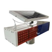 LED 태양광경광등 멧돼지퇴치기 경고 사고현장 안전, 스트로브라이트 길이 32cm올인원