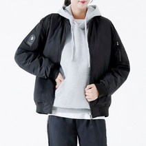 남여공용 환절기 포근 포켓 포인트룩 집업 항공점퍼