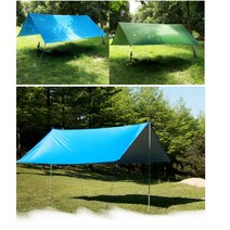 방수 스크린 그늘막 라운지 메사 도킹 사각 타프 쉘 캠프 옥상 렉타 미니멀웍스 감성 천막 비치 퍼스트, 블루