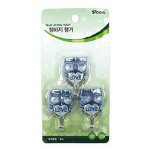 청바지디자인 벽후크 다용도걸이훅 책가방걸이 벽행거, 1