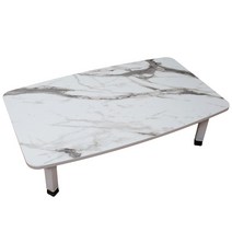 민스퍼니처 1200x600 기본형 접이식탁자 좌식테이블 티테이블 낮은책상 밥상 식탁, 기본형 대리석마블 1200x600