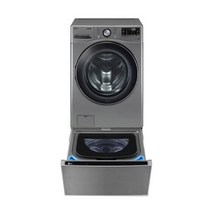 LG전자 트윈워시 드럼 세탁기(21kg)+미니워시(4kg) 세트 F21VDAPX (모던스테인리스)