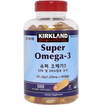 커클랜드 수퍼 오메가3 180정, 180캡슐, 2개