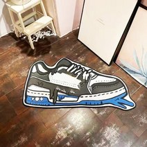 거실 러그 카페트 욕실 현관 매트 환영 입구 문을위한 저렴한 운동화 모양의 현대 깔개 발코니 인쇄 카펫 복도 목욕