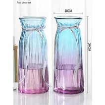 독창성 미니멀리스트 기본 색상 투명 유리 꽃병 현대 노르딕 홈 거실 장식 스탠드 꽃 테라리움, [20] T, 20T