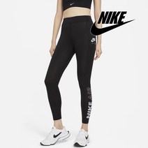 나이키 에어 빅로고 여성 데일리 타이츠 레깅스 블랙