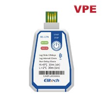 ELITECH RC-17NK 일회용 온도기록계 NFC HACCP 온도계, 1개