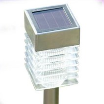 ER251 글램핑장 꽂기만 하면 LED 태양광 조도감지, 실버
