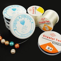 우레탄 실리콘줄 팔찌줄 팔찌끈, 우레탄줄_大투명-1.0mm(1롤)