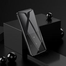 MP3 플레이어 휴대용 2022 새 버전 지원 블루투스 음악 터치 스크린 및 내장형 16GB 하이파이 워크맨라디오 포함, 검은 색, 협력사, 16 기가 바이트