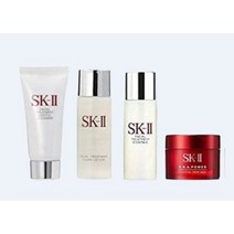[백화점상품]sk2 트래블4종 (화장솜20매) 클리어30 피테라30클랜징폼 20ml 스킨파워탄력크림 2.5mlx6/ sk2 여행용 세트, 1세트