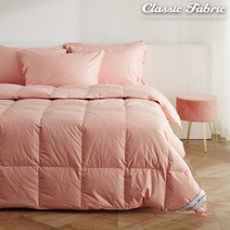 [클리어런스] 헝가리 구스이불 90 핑크 킹 1000g, 상세설명 참조