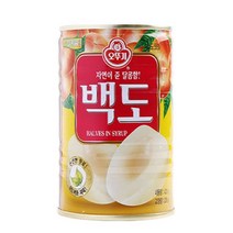 오뚜기 백도 반절, 400g, 8개