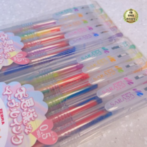 제브라 사라사클립볼펜 마블칼라 0.5mm 5색 세트, 44세트