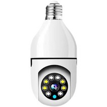 사지터 실내 감시카메라 전방향 회전형 스마트 홈 보안 카메라(200W초고화질), 256GB, 5MP, 화이트