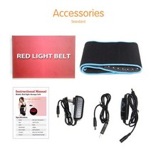 LED 레드 라이트 660nm 및 근적외선 조명 근육통 완화 운동 체중 감소 트리트먼트 벨트, 02 TLB105-1 Blue_01 16W_01 JP