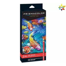 프리즈마 색연필 150 132 48 72색 Sanford prismacolor 2436 6072 색상 new usa lapis de cor 오일 컬러 연필 빅 소프트 코어 아트, 24 에라스베일