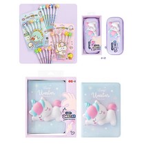 스퀴시 폼폼 필기구 문구세트, 아기공룡세트