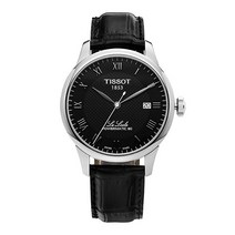 티쏘 T006.407.16.053.00 (T0064071605300) 르로끌 파워매틱 80 오토매틱 남성용 가죽시계 39mm