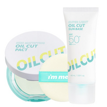 아임미미 유분 피지 CUT 오일컷 선베이스 + 파우더 팩트 세트, 1세트