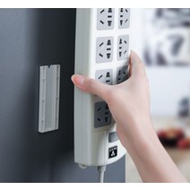 만능 멀티 브라켓 벽부착 고정 멀티탭 리모컨 꺽쇄, No.01 멀티탭걸이 벽부착브라켓