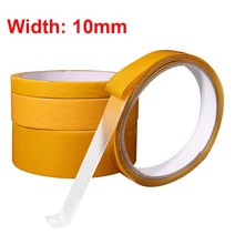 단열테이프 방열 배기 엔진 격실 절연 강력한 고정 양면 테이프 반투명 메쉬 방수 슈퍼 트레이스리스 천 베이스 고점도 접착 5M, 01 Width- 10mm_01 5M