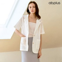 에이비플러스 ab.plus 심플 투버튼 카라 자켓 (LSW5MJ81A)