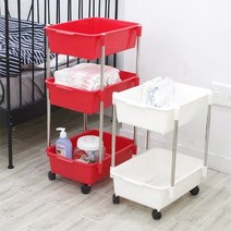센스2030 센스 무빙 바스켓 욕실 선반, 상세설명 참조, 센스 무빙 바스켓 4단/레드