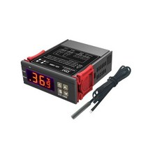 온도제어기 듀얼 조리용 STC-3008 3018 3028 디지털 온도 컨트롤러 습도계 가열 냉각 2 개의 릴레이 출력 AC 110V 220V DC 12V 24V 10A, STC-1000 AC 110-220V