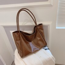 보부상 통가죽가방 대학생쇼퍼백 가벼운 40대여성가방 빅 가죽호보백 조이백 숄더백 사각