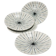 마루이 라피네 수공예 도자기 원형접시세트-4개/ 10cm 12cm 13.5cm 16cm