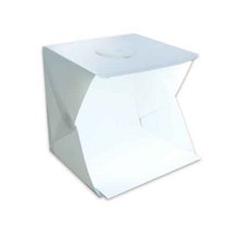 로아 포터블 미니 스튜디오 배경지 LED 포함 제품촬영 조명, 중
