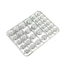 오토바이 스크류 캡 커버 헤드 바디 장식 엔진 너트 볼트 캡 30 개/세트 야마하 가와사키 혼다 자동차 자전거 액세서리, 실버-2